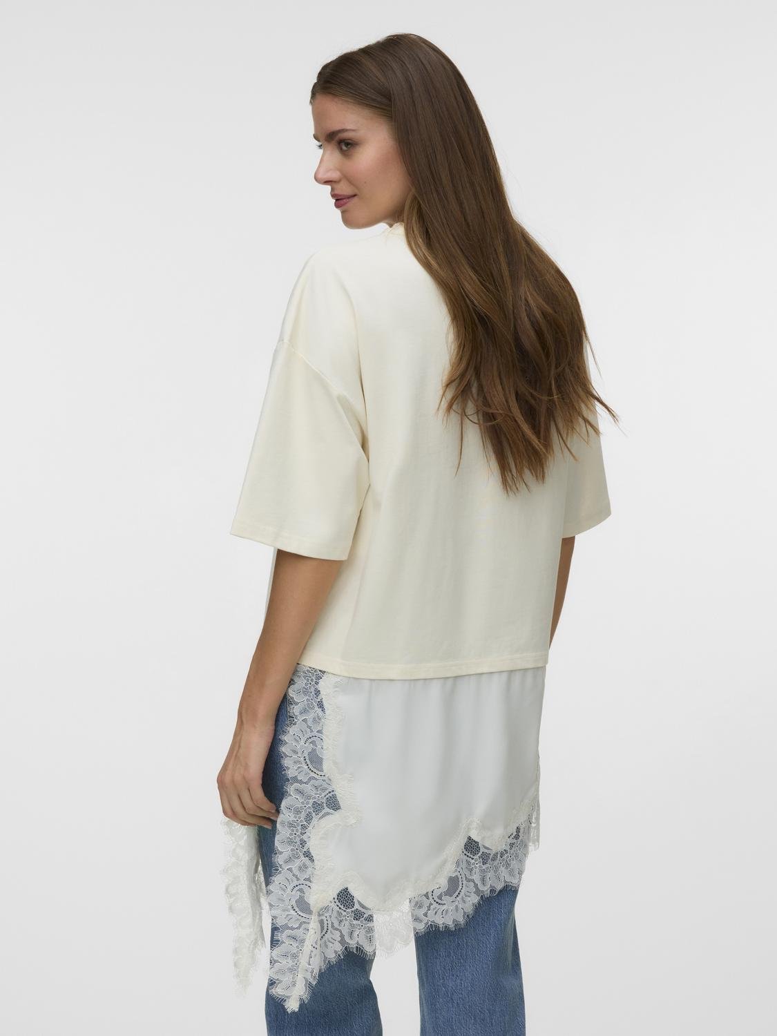 VMELLY Top - Snow White - VERO MODA & VILA Bergvik